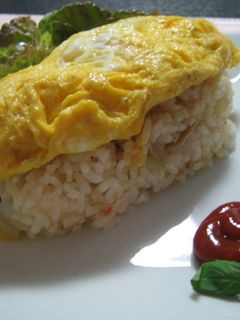 ピラフで☆オムライス-レシピのメイン写真