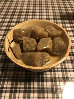 ちぎりこんにゃくの味噌和え-レシピのメイン写真