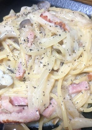 QC＊一鍋クリームパスタ-レシピのメイン写真