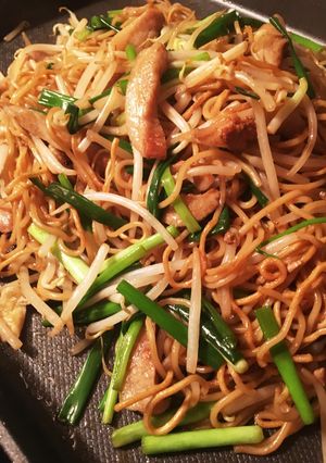 豚トロ もやしネギ焼きそば-レシピのメイン写真