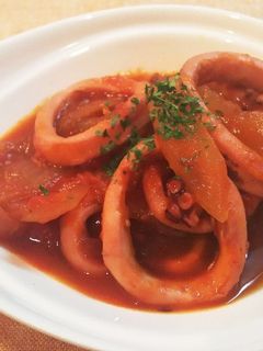 イカのトマト煮込み-レシピのメイン写真
