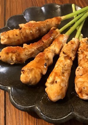 大人のおつまみ♡葉生姜の甘辛肉巻き-レシピのメイン写真