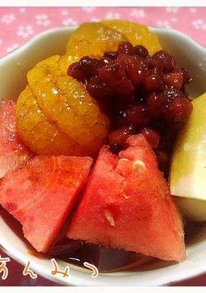 珈琲あんみつ-レシピのメイン写真