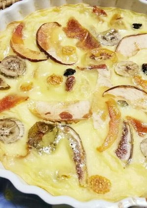 焼くだけ！ドライフルーツのクラフティ♪-レシピのメイン写真