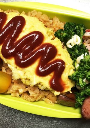 旦那弁当158♥オムライス弁当!-レシピのメイン写真