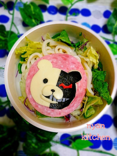 のっけてキャラ弁♪『モノクマ♡』-レシピのメイン写真