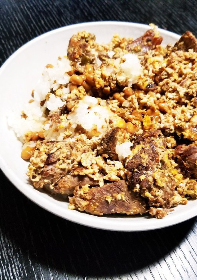 簡単　ステーキ丼-レシピのメイン写真