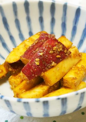 さつま芋のごま和え♪ごまたっぷり♪-レシピのメイン写真