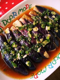 レンジだけで常備菜!茄子の煮浸し-レシピのメイン写真