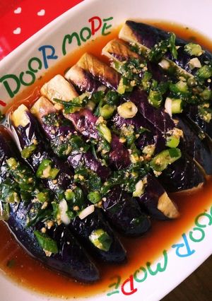 レンジだけで常備菜！茄子の煮浸し-レシピのメイン写真