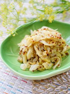 【キャベツの粒マスタード煮】-レシピのメイン写真