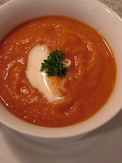 トマトの温かいスープ-レシピのメイン写真