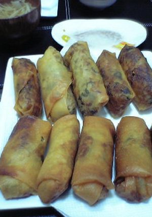 3/1夕飯 春雨入り春巻き-レシピのメイン写真