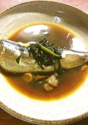 鰯の煮付け　葉唐辛子-レシピのメイン写真