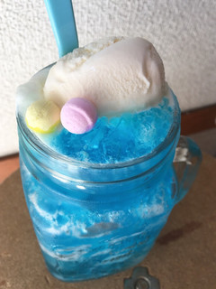 青いクリームソーダゼリー-レシピのメイン写真
