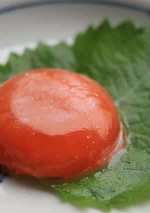 ねっとり濃厚♪卵黄の雪塩漬け-レシピのメイン写真