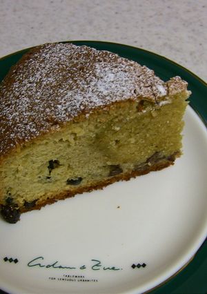 甘納豆入り抹茶ケーキ-レシピのメイン写真
