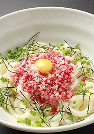 冷凍うどんで簡単!牛とろうどん♪-レシピのメイン写真