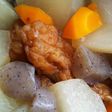 大根とゴボウ天の煮物