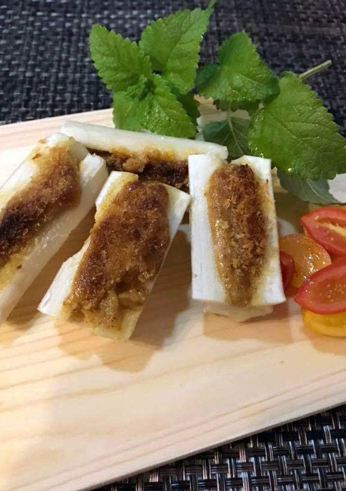 簡単！ちくわぶのカレーマヨカナッペ-レシピのメイン写真