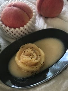桃のコンポートスープ-レシピのメイン写真
