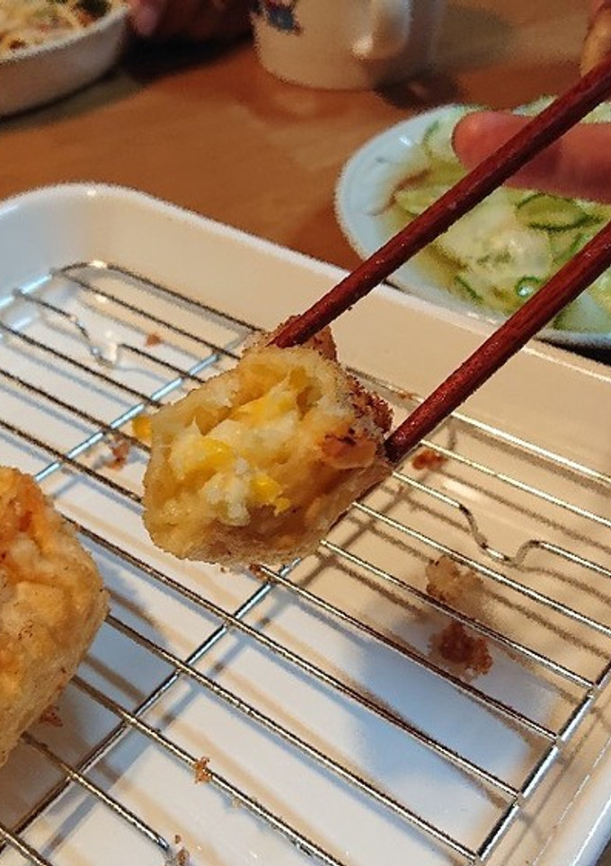 じゃがいもととうもろこしの揚げ餃子♪-レシピのメイン写真