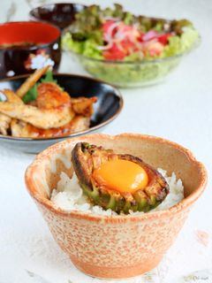 こんがりピリ辛☆味噌漬け焼きアボたま!-レシピのメイン写真