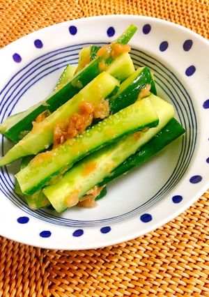 白だしで!パリウマ♡梅キュー-レシピのメイン写真