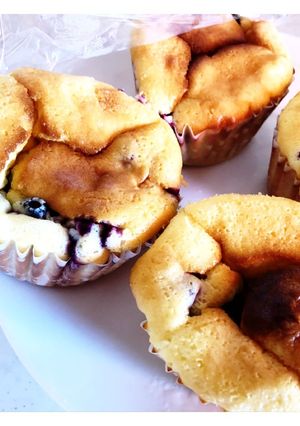 しっとり♡ブルーベリーヨーグルトケーキ-レシピのメイン写真