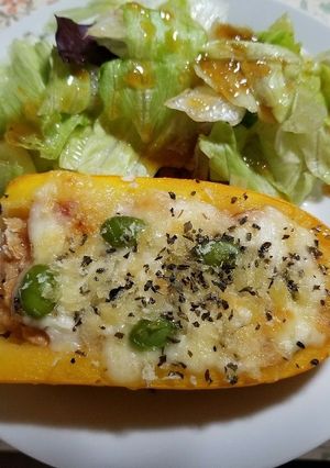 丸ごとズッキーニグラタン-レシピのメイン写真