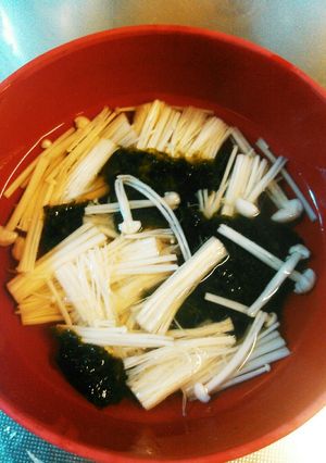 えのきと海苔のお吸い物-レシピのメイン写真