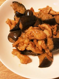 豚バラと茄子のピリ辛味噌炒め-レシピのメイン写真