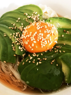 【簡単】アボカドそうめん【昼食】-レシピのメイン写真