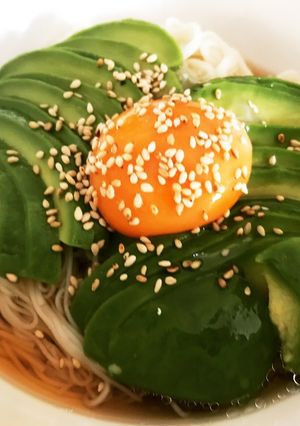 【簡単】アボカドそうめん【昼食】-レシピのメイン写真