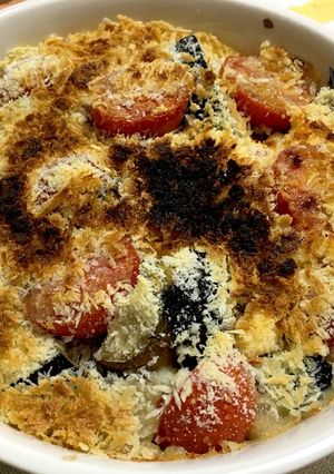サバ缶de簡単☆ナスとトマトのパン粉焼き-レシピのメイン写真