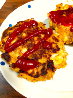 幼児食☆1歳☆取り分け☆鶏カボチャバーグ-レシピのメイン写真