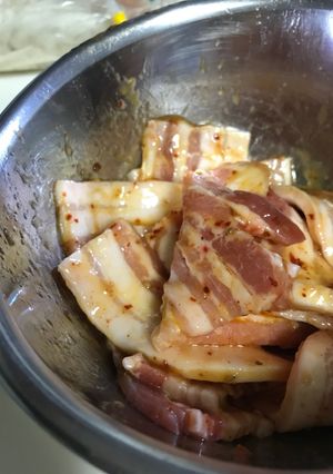 チョレギサラダの素で焼肉-レシピのメイン写真
