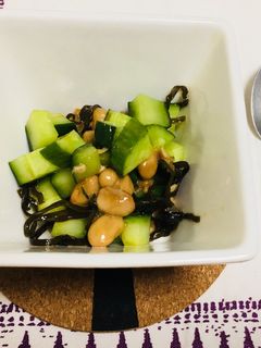 【定番!】きゅうりの納豆和え-レシピのメイン写真