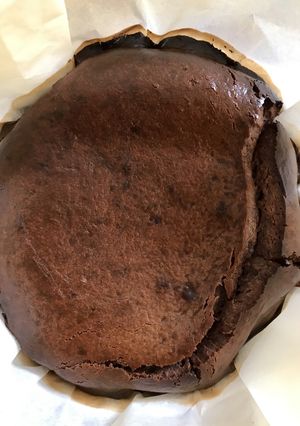 バスク風チーズケーキ＊チョコレート味-レシピのメイン写真