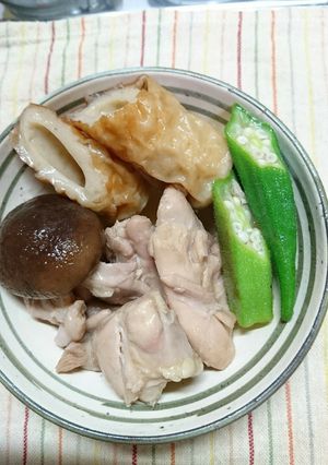 簡単！柔かモモ肉と野菜の煮物-レシピのメイン写真