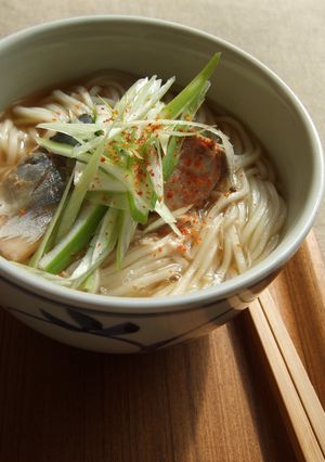 さば缶うどん-レシピのメイン写真