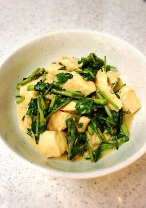 鶏むね肉とクレソンのホットサラダ-レシピのメイン写真