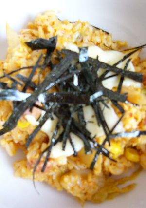 家にある食材で簡単キムチーズチャーハン☆-レシピのメイン写真