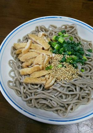 火を使わない おいなりさん きつねそば-レシピのメイン写真