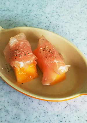 絶品 メロンと生ハムでおつまみや前菜に-レシピのメイン写真