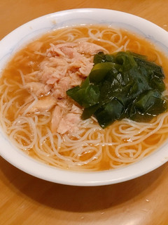 簡単!ツナとワカメの冷や汁風そうめん-レシピのメイン写真