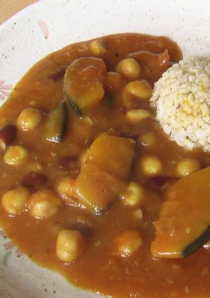 ☆お豆とかぼちゃのハヤシなカレー☆-レシピのメイン写真