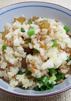 冬瓜と鶏ひき肉の混ぜご飯-レシピのメイン写真