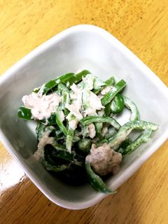 ピーマンのマヨネーズ和え-レシピのメイン写真