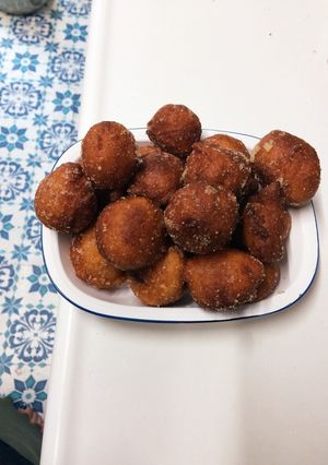 ふわふわしっとり激ウマサーターアンダギー-レシピのメイン写真